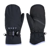 Rękawiczki - Rękawice dziecięce Roxy Jetty Girl Solid narciarskie -M - miniaturka - grafika 1