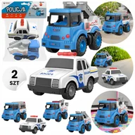 Zabawki zdalnie sterowane - VERGIONIC Zabawkowa policja 2szt. - miniaturka - grafika 1