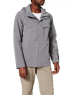 Kurtki męskie - Schöffel ZipIn! Jacket Denver2, oddychająca kurtka przeciwdeszczowa z zamkiem błyskawicznym, wiatro- i wodoszczelna kurtka outdoorowa dla mężczyzn, szary, 54 - grafika 1