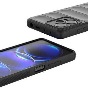 Magic Shield Case etui do Xiaomi Redmi Note 12 Pro+ elastyczny pancerny pokrowiec niebieskie - Etui i futerały do telefonów - miniaturka - grafika 8