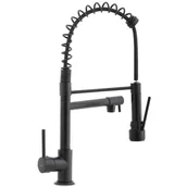 Baterie kuchenne - Yoka Bateria kuchenna z wyciągana wylewką stojąca czarna - - miniaturka - grafika 1