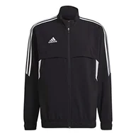 Kurtki męskie - adidas Męska kurtka Con22 Pre JKT, czarny/biały, S, czarny/biały, S - miniaturka - grafika 1