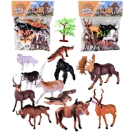 Figurki dla dzieci - Zwierzęta dzikie zoo 6 szt Mix - figurka - miniaturka - grafika 1