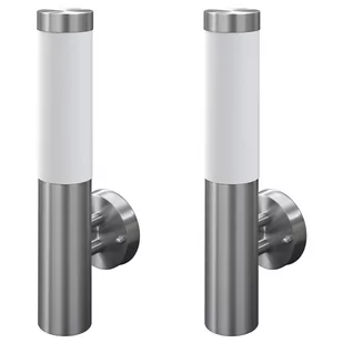 VidaXL Lampa ze stali nierdzewnej Wodoodporna Do ogrodu x2 160163 - Lampy sufitowe - miniaturka - grafika 1
