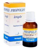 Suplementy naturalne - Apipol Farma Propolis krople 20 ml - miniaturka - grafika 1