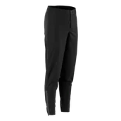 Spodnie sportowe damskie - COMPRESSPORT Spodnie biegowe przeciwdeszczowe HURRICANE WATERPROOF PANTS 2.0 black - miniaturka - grafika 1