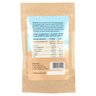 Mieszanka na shake wysokobiałkowy orzech banan 65g - Soki i napoje niegazowane - miniaturka - grafika 2