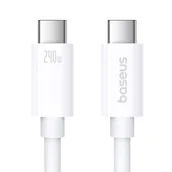 Kable USB - Kabel przewód USB-C - USB-C 240W PD 8K 60Hz 40Gb/s 1m biały - miniaturka - grafika 1