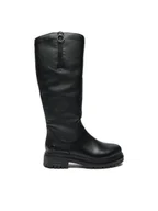 Kozaki damskie - Rieker Kozaki Y3154-00 Czarny - miniaturka - grafika 1