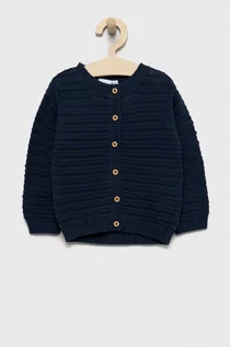 Swetry dla chłopców - Name it kardigan bawełniany dziecięcy kolor granatowy lekki - Name It - grafika 1