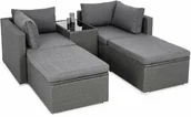 Meble ogrodowe - Zestaw mebli ogrodowych Alzano - Szary - miniaturka - grafika 1