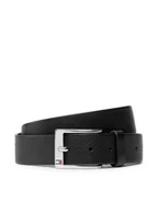 Paski - Tommy Hilfiger Pasek Męski New Aly Belt AM0AM08363 Czarny - miniaturka - grafika 1