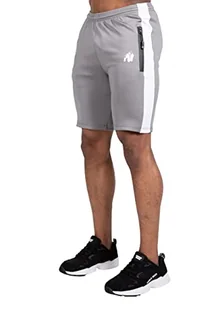 Gorilla Wear - Szorty Benton Track - czarne - kulturystyka sportu na co dzień z nadrukiem logo lekkie i wygodne dla optymalnego ruchu z poliestru i spandexu - Spodenki damskie - miniaturka - grafika 1