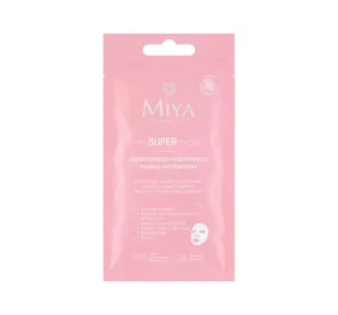 Miya Cosmetics Miya mySUPERmask - Ujędrniająco-napinająca maska na tkaninie 1szt (maski) - Maseczki do twarzy - miniaturka - grafika 1