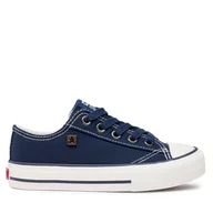 Buty dla chłopców - Trampki Big Star Shoes DD374162 S Granatowy - miniaturka - grafika 1