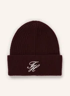 Czapki damskie - Tommy Hilfiger Czapka Z Kaszmiru rot - miniaturka - grafika 1