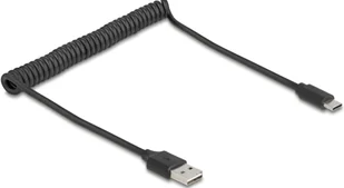 DeLOCK 90133 kabel USB USB 2.0 0,8 m USB A Czarny - Kable USB - miniaturka - grafika 1