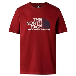THE NORTH FACE Rust 2 Koszulka Iron Red M - Koszulki sportowe męskie - miniaturka - grafika 1