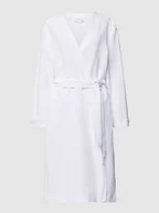 Szlafroki damskie - Kurtka z dzianiny z fakturowanym wzorem - miniaturka - grafika 1