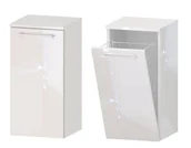 Szafki łazienkowe - Słupek Łazienkowy ROSEN 35 1K- Uchwyt Biały - miniaturka - grafika 1