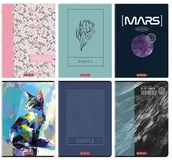 Zeszyty szkolne - Zeszyt A460k kratka mix (5szt) Herlitz - zeszyt - miniaturka - grafika 1