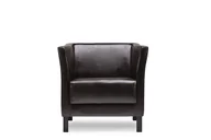 Fotele - Fotel KONSIMO Especto, ciemnobrązowy, 74x71x67 cm - miniaturka - grafika 1