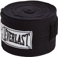 Bandaże bokserskie - Everlast Taśmy Bokserskie 3 Metry Black - miniaturka - grafika 1