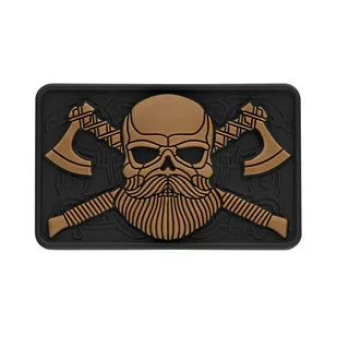 M-Tac - Naszywka - Bearded Skull - 3D PVC  - 51113205 - Odzież taktyczna i umundurowanie - miniaturka - grafika 1