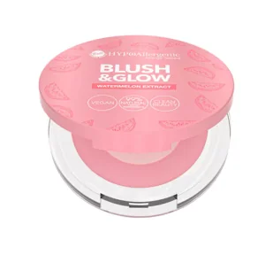 Bell HYPO Blush&Glow 01, hypoalergiczny rozświetlający róż, 9g - Róże do policzków - miniaturka - grafika 1