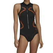 Stroje kąpielowe - Strój kąpielowy damski Adidas x Stella McCartney TruePace jednoczęściowy czarny -XS - miniaturka - grafika 1