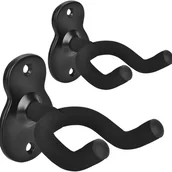 Zawiasy, okucia i inne akcesoria - Zestaw 2 uchwytów ściennych do gitary, uchwytów ściennych do ukulele, gitary elektrycznej, gitary klasycznej,wieszaków ściennych do gitary - miniaturka - grafika 1