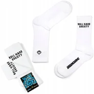 Skarpetki męskie - Skarpety Bawełniane Ground Game Roll Hard Society Białe R. 43/46 - miniaturka - grafika 1