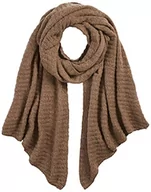Apaszki i szaliki damskie - PIECES Damski szalik Pcpyron Structured Long Scarf Noos Bc, silver mink, jeden rozmiar - miniaturka - grafika 1