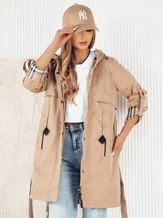 Kurtka damska parka CIVIT beżowa Dstreet TY4215-L - Kurtki damskie - miniaturka - grafika 1