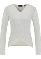 Swetry damskie - usha BLACK LABEL Sweter damski 15310563, szary, XL - miniaturka - grafika 1