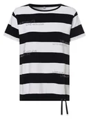 Koszulki i topy damskie - RABE - T-shirt damski, niebieski|biały|wielokolorowy - miniaturka - grafika 1