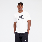 Koszulki męskie - Koszulka męska New Balance MT31541WT  biała - miniaturka - grafika 1