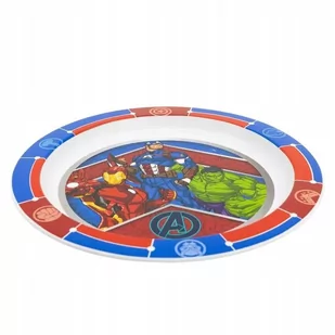 TALERZ AVENGERS DZIECIĘCY NIETŁUKĄCY HERALDIC ARMY - Miseczki i talerzyki dla dzieci - miniaturka - grafika 1