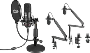 Mikrofon Mozos Mikrofon Mozos USB MKIT-900PRO Gamer + SB40 ramię statyw mikrofonowy - Mikrofony komputerowe - miniaturka - grafika 1