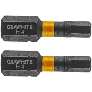 Topex Grupa sp. z o.o. S.K. Bity udarowe HEX4x25mm 2szt. 56H507 - Narzędzia warsztatowe - miniaturka - grafika 1