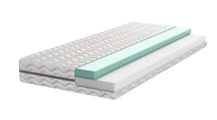 Materac piankowy Dwie Twardości H2 H3 120x200 17cm - Materace - miniaturka - grafika 1