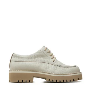 Trapery Fracap G100 Biały - Botki damskie - miniaturka - grafika 1