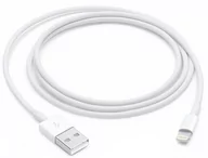 Kable komputerowe i do monitorów - Apple Kabel do iPhone iPad Lightning 1m biały (MQUE2ZM/A) - miniaturka - grafika 1