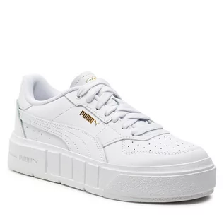 Buty dla dziewczynek - Sneakersy Puma Cali Court Lth Jr 394384-03 Puma White/Puma Gold - grafika 1