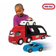 Samochody i pojazdy dla dzieci - Laweta z samochodami czerwona Little Tikes - miniaturka - grafika 1