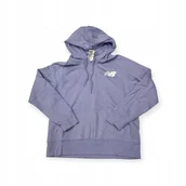 Bluzy damskie - Wciągana bluza damska z kapturem New Balance M - miniaturka - grafika 1