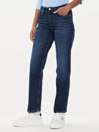 Spodnie damskie - Tommy Hilfiger Jeansy Classic WW0WW42203 Granatowy Straight Fit - miniaturka - grafika 1
