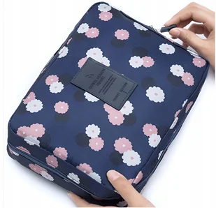 Kosmetyczka podróżna wodoodporna organizer na akcesoria toaletowe - Kosmetyczki, organizery i kuferki - miniaturka - grafika 1