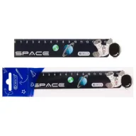 Przybory szkolne - Linijka drewniana Kosmonauta - miniaturka - grafika 1