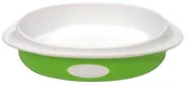 Miseczki i talerzyki dla dzieci - Głęboki talerzyk dla dziecka Zielony 4m+ POUPY - miniaturka - grafika 1